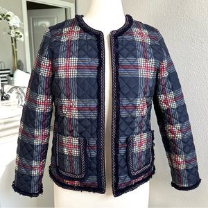 Crown & Ivy Plaid Jacket NWOT Never worn